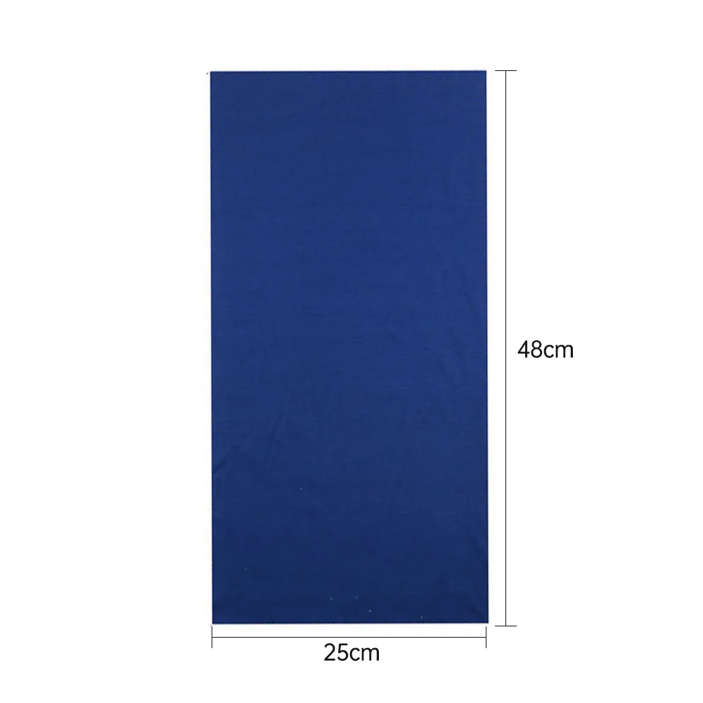 Объемная черная однотонная бандана головная повязка на шею велосипедная