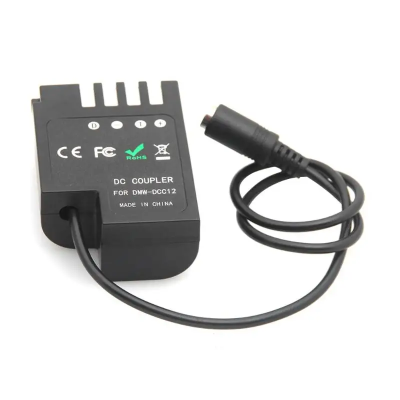 DMW DCC12 манекен Батарея адаптер соединитель постоянного тока разъем адаптера 7 9 V