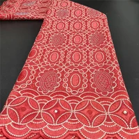 first class african cotton lace fabric 2022 high quality lace material in switzerland embroidery swiss voile lace fabric 1732