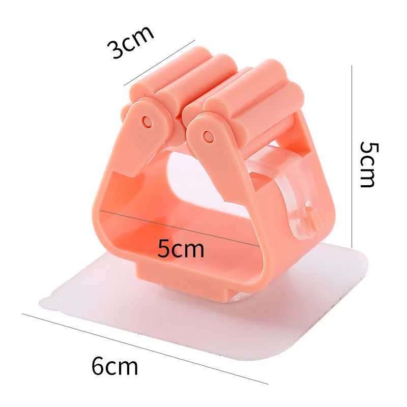 

Mop Rack Wall Mounted Mop Holder Broom Holder Hanger Shelf Organizer Hook Household Kitchen Organizer Bathroom Accessories