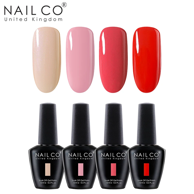 ZH13 NAILCO 4 шт./компл. Гель-лак УФ светодиодный лак для ногтей горячая краска Гель-лак для ногтей набор все для маникюра Полупостоянный лак Vernis - Цвет: ZH13