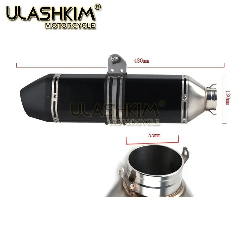 

Motorcycle Exhaust Muffler Escape Full System Middle Link Pipe Slip On For yamaha YZF1000 YZF R1 2009 2010 2011 2012 2013 2014