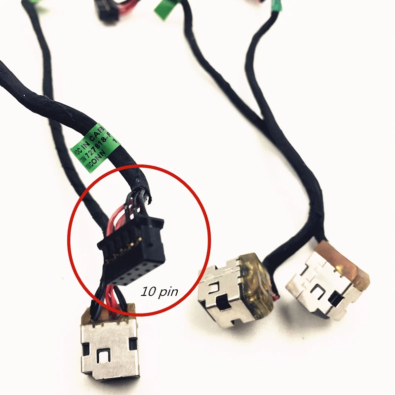 Ноутбук DC разъем питания кабель зарядный порт Разъем для hp ZBOOK 17 15 серии 727818-001