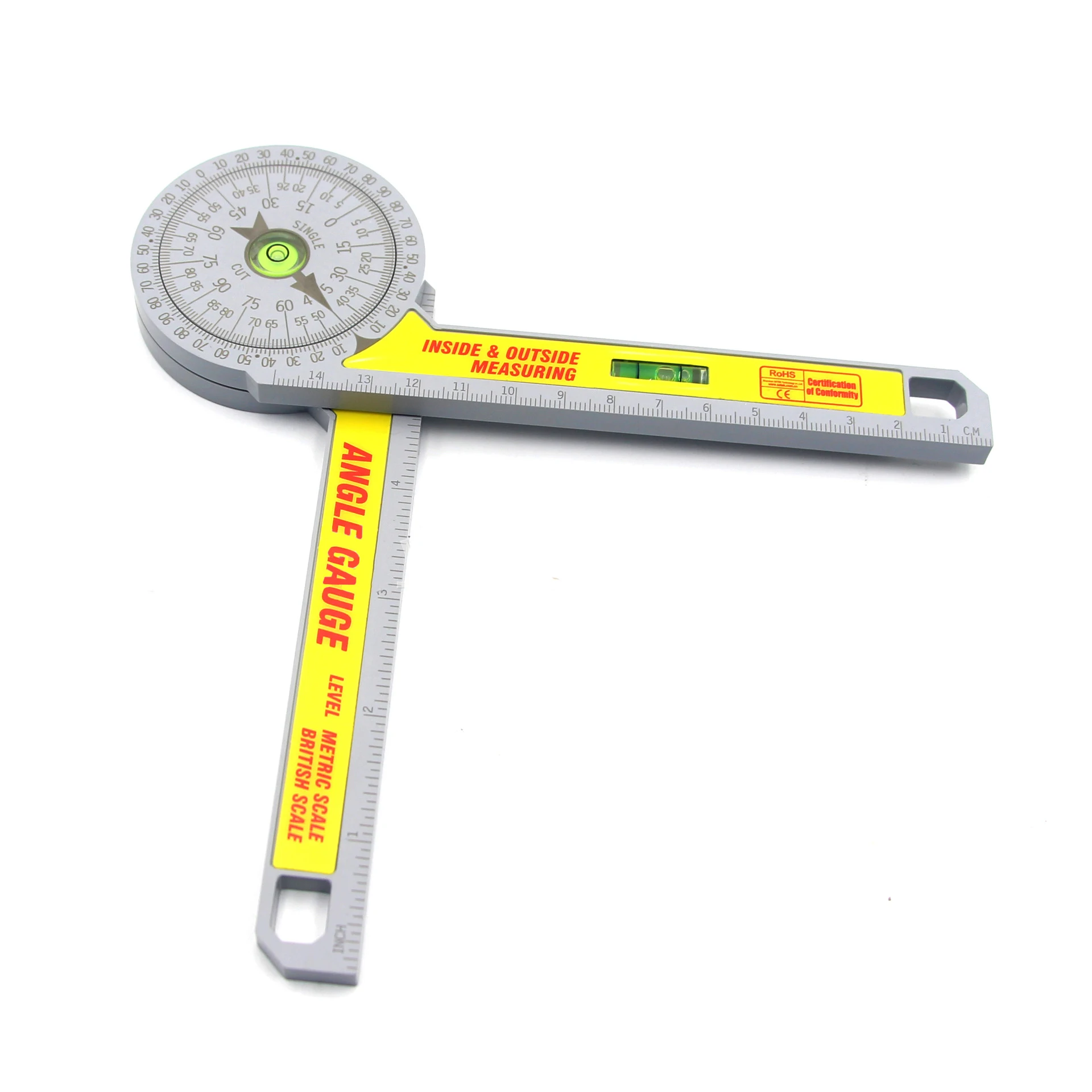 

Calibration Miter Saw Protractor Angle Finder Miter Gauge Goniometer Angle Finder Measuring Ruler Household Measuring Instrument