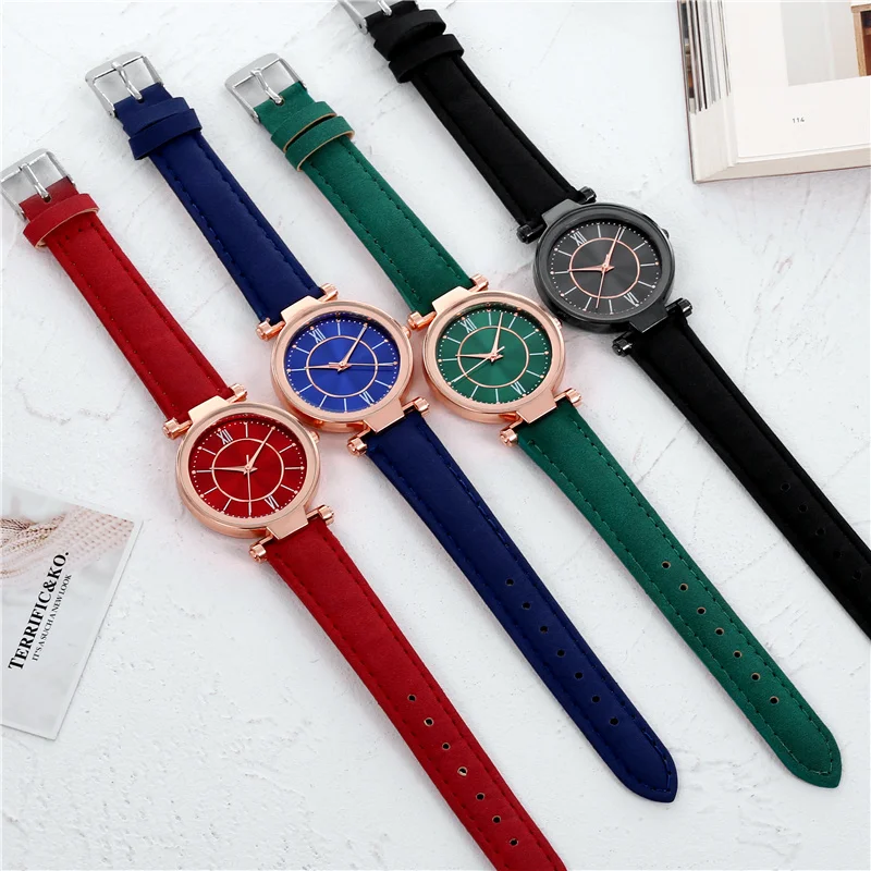 Женские кварцевые наручные часы с цифрами рома | Наручные