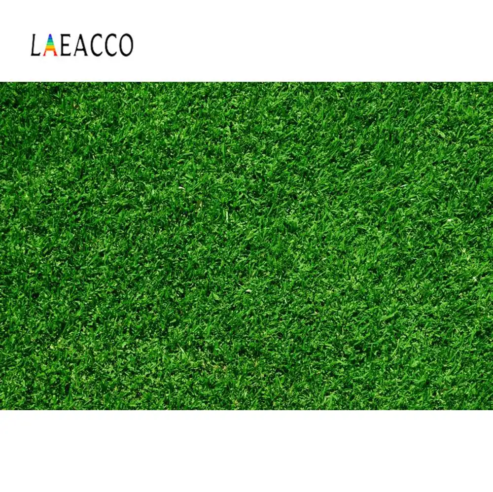 Laeacco фоны для фотосъемки Весна Зеленая трава газон светильник боке вечерние