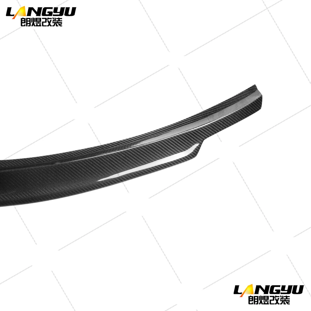 Для Honda Civic Type R Hatchback 5dr FK2 Mugen Black GT 2015 2016 2017 C74 Style Real Carbon Fiber спойлер для багажника