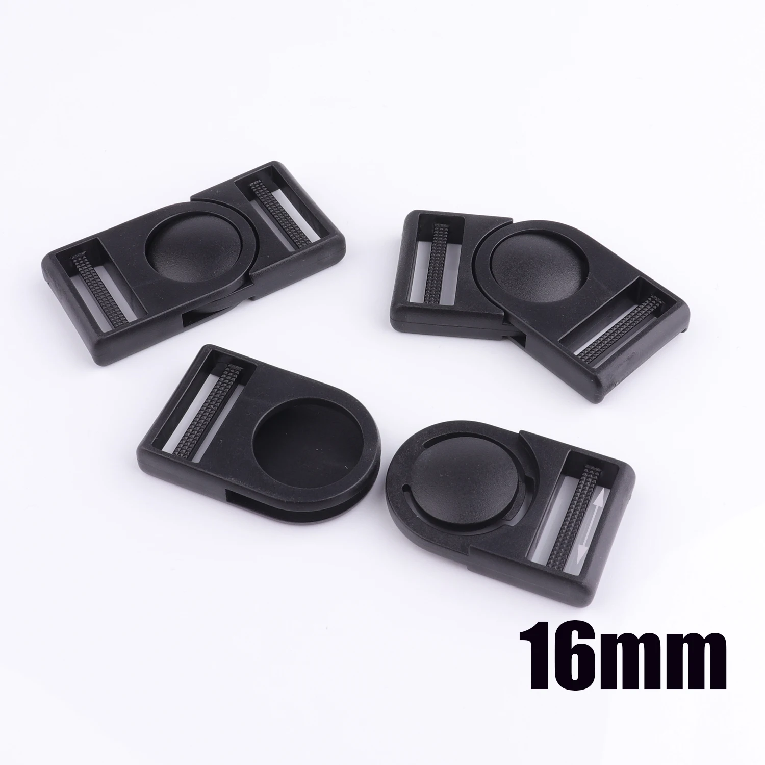 

5/8"(16mm) Plastic Side Release Buckle DIY Adjustable Pet Collars Buckle Duffle Bag Buckle Lanyard Buckle Snap Buckles belt