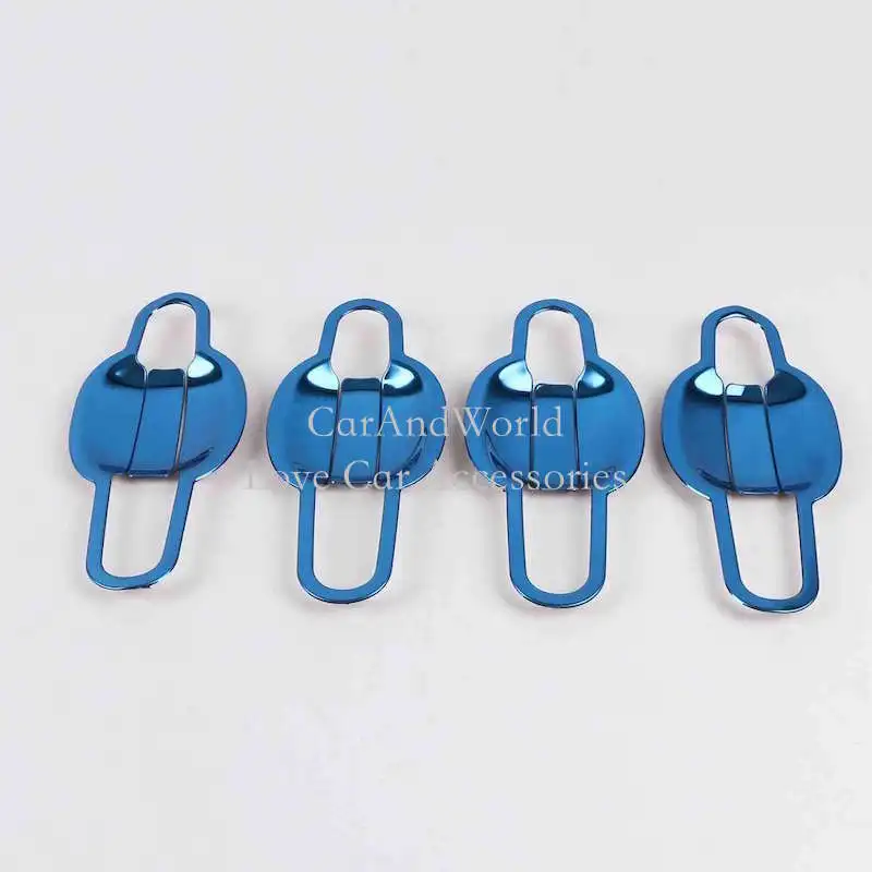 Наклейки из нержавеющей стали для Ford Focus MK2 MK3 2012-2018 боковая дверная ручка крышка