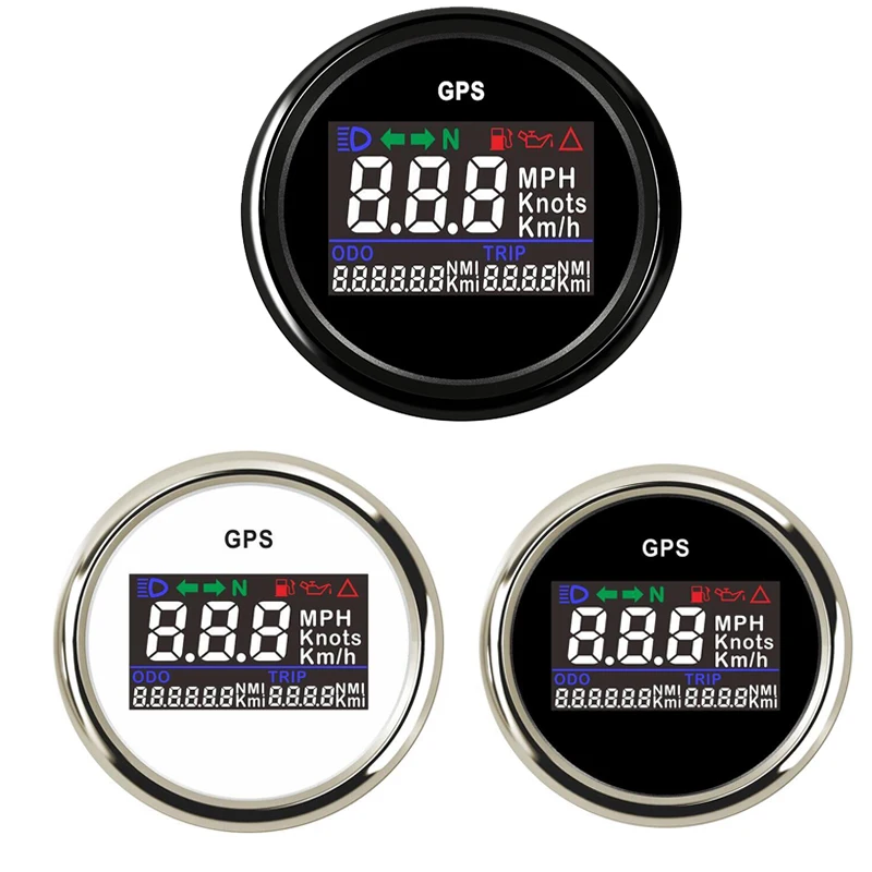 Цифровой GPS Спидометр с сигнализацией о давлении топлива и масла подходит для