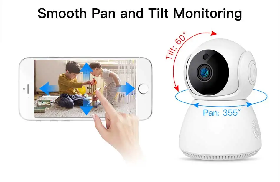 Беспроводная IP-камера 1080P 1920*1080 умная домашняя камера видеонаблюдения сетевая с