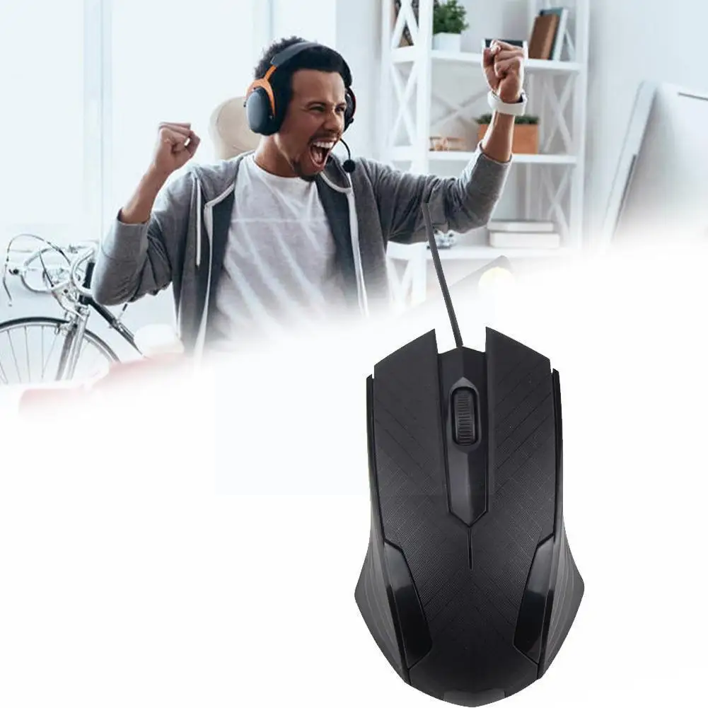 

Durable Wired Gaming Mouse Ergonomics Design USB 3 Gamer Laptop Frosted Optical Computer Pro Wheel Antiskid For PC Buttons J6Y5