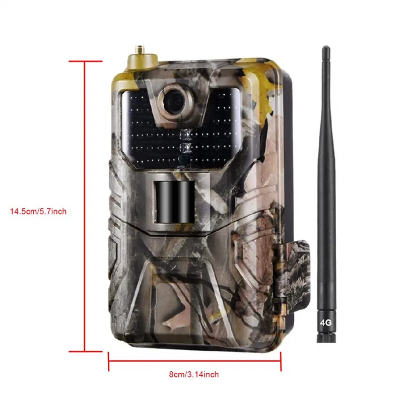 

4G Hunting Camera 16MP Trail Camera 940nm Photo Traps Wild Camera 44LED Hunter Camera Outdoor IP65 LED Vivid Night Visition