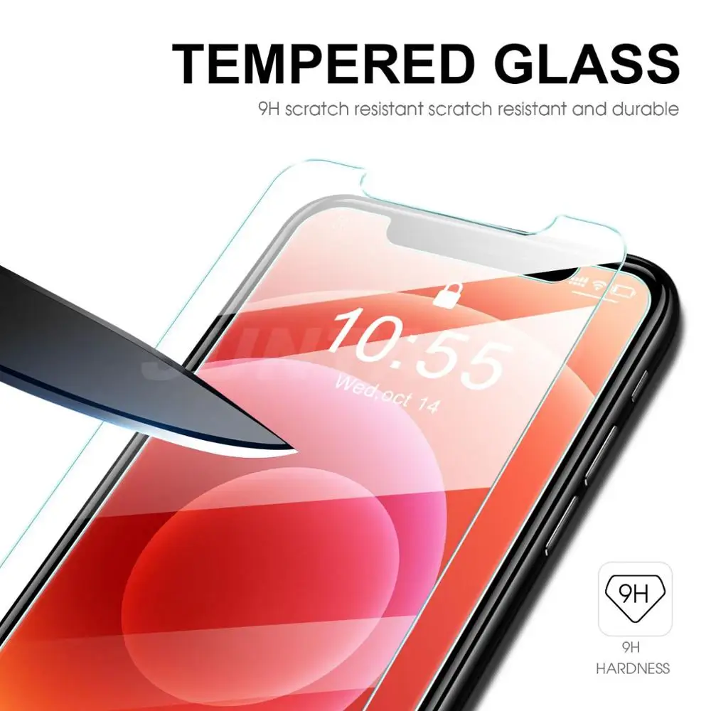 3pcs tempered glass for iphone 7 8 12 11 pro max xr xs x screen protector glass for iphone 5s 6 7 8 plus for iphone se2 13 glass free global shipping