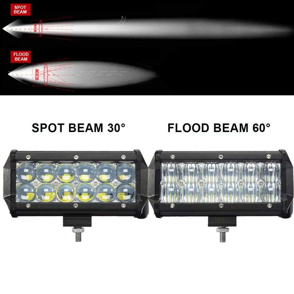 Светодиодный светильник для внедорожников 6 5 дюйма 12 В 24 | Автомобили и мотоциклы