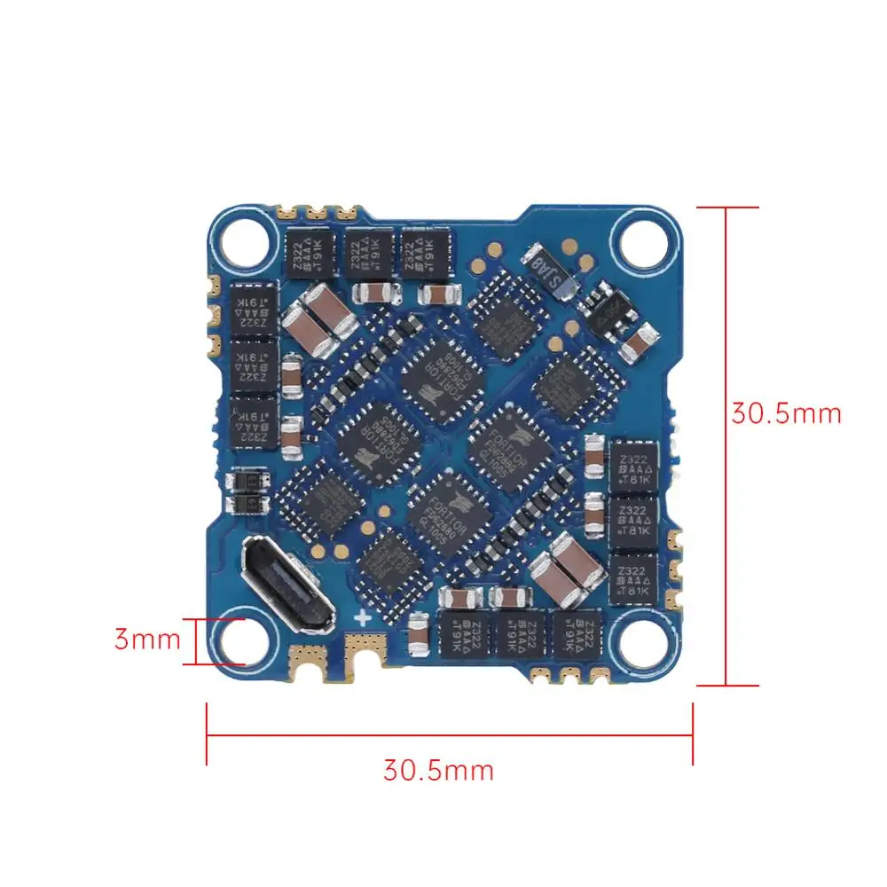 Контроллер полета iFlight SucceX-D Whoop F4 AIO Board (MPU6000) с 5 в 2 а/10 а BEC/микро-USB разъемом для FPV