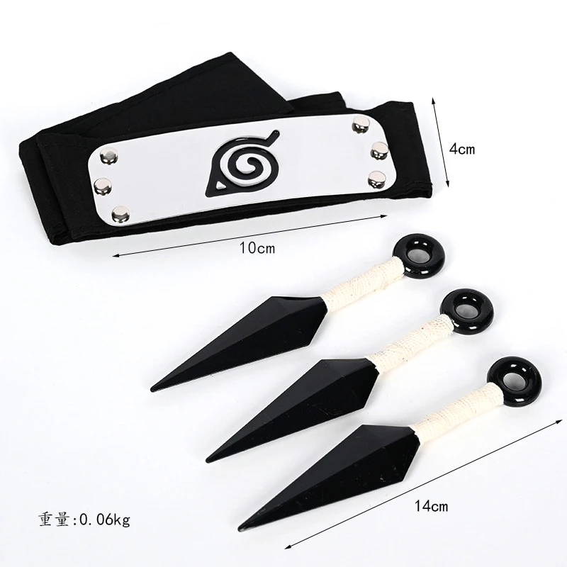 Реквизит для косплея Какаси хатакэ из аниме коллекция пластиковых ниндзя кунай