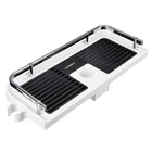 Прямоугольный органайзер для ванной комнаты, полки для душа, стеллаж для хранения, поднос для шампуня, одноуровневый держатель для головы в ванную комнату