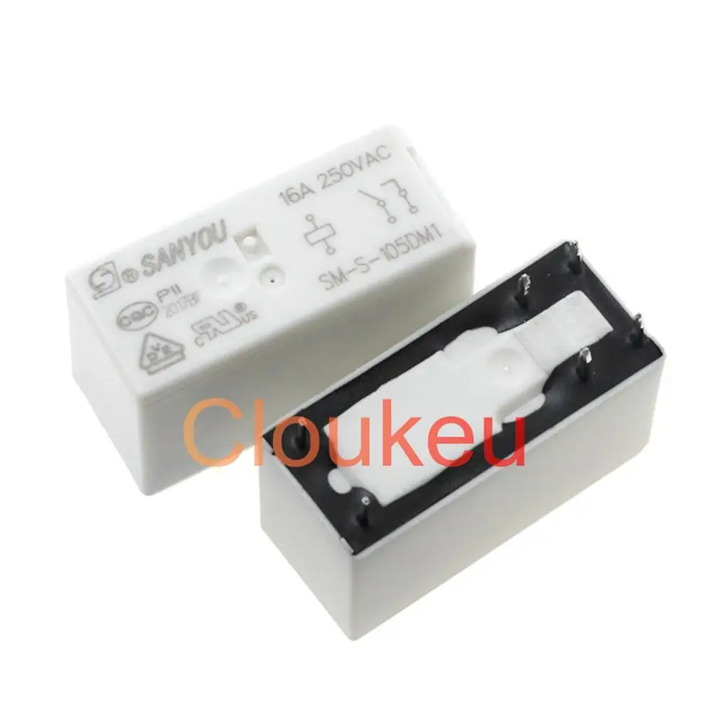Реле SM S 105DM1 112DM1 124DM1 5V 12V 24V 16A 6pin 8pin115F|Выключатели| |