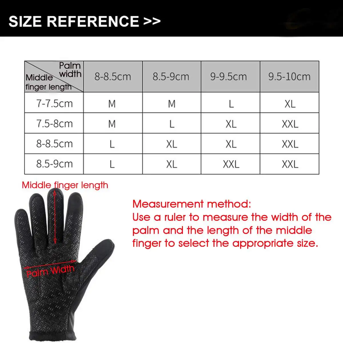 

Winter Motorcycle Bikes Gloves Outdoor Windproof Thermal Warm Gloves Touch Screen Men Women Guantes w/Reflective Strip
