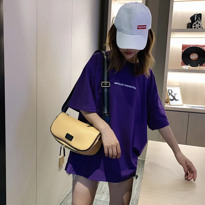 Простые Дизайнерские Для женщин широкий ремень сумки на одно плечо сумка через