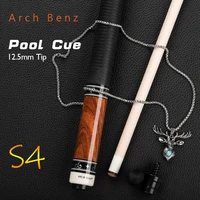 arch benz s4 billiards pool cue 12 5mm american tiger red thread tip kit north american maple shaft stick american 10teeth joint