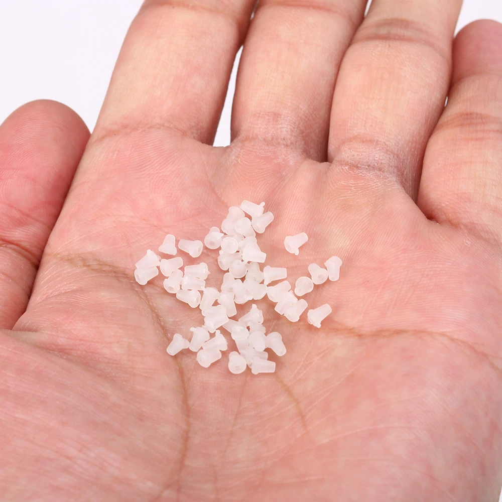 

40pcs Fishing Hook Stop Hook Boilies Stopper 20pcs Threaded Boilie Bait Screws Fishing Hook Block Beads Fishing Terminal Tackle