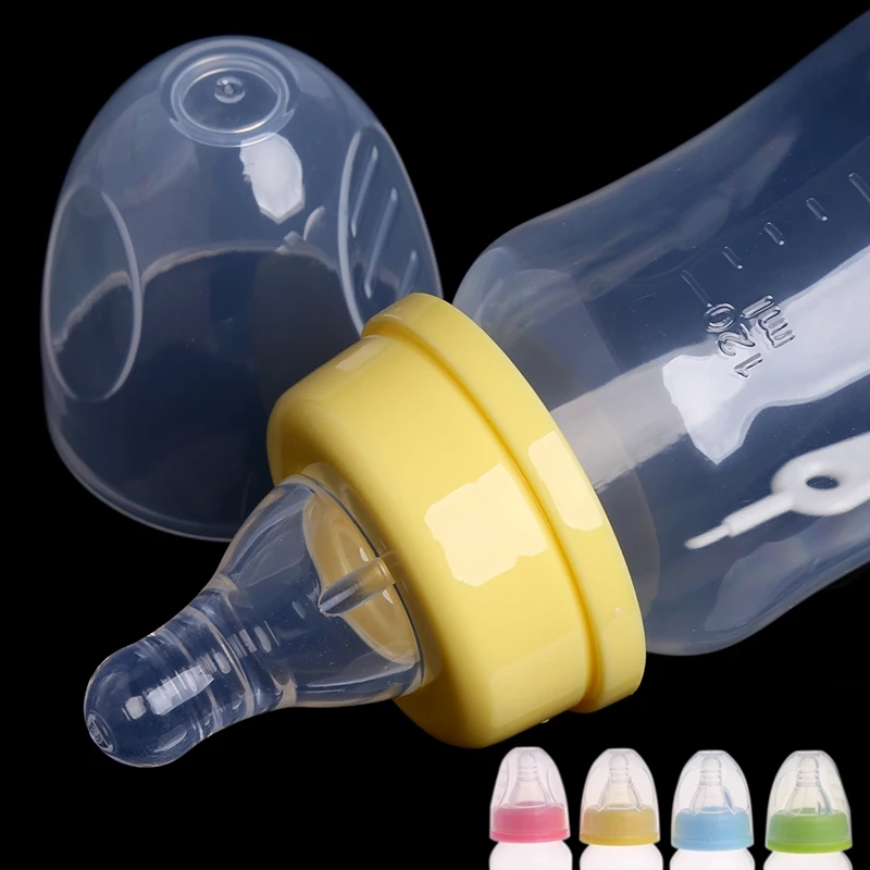 Drop Ship 120ml Baby Newborn Nursing Nipple Bottle Silicone Pacifier Milk Water Feeding