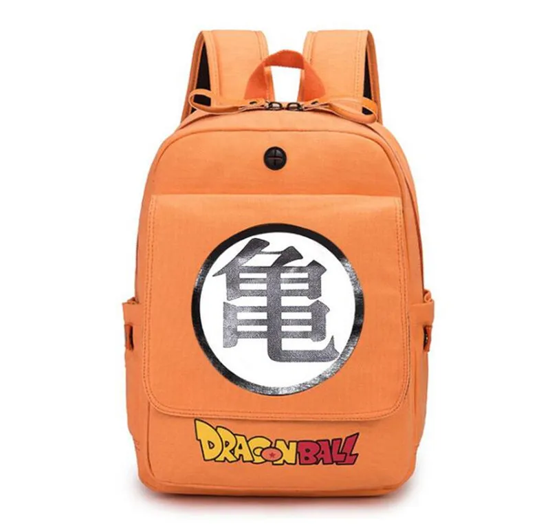 Горячая аниме Dragon Ball Z плечо школьная сумка рюкзак Сон Гоку Оранжевый Холст