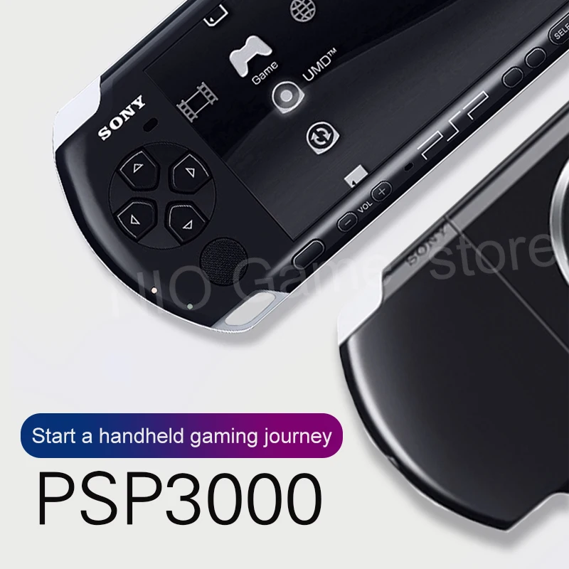 PSP Original reformado для 3000 PSP-3000 игра consola 16 GB 32GB 64GB 128GB de tarjeta memoria Black jue | Электроника