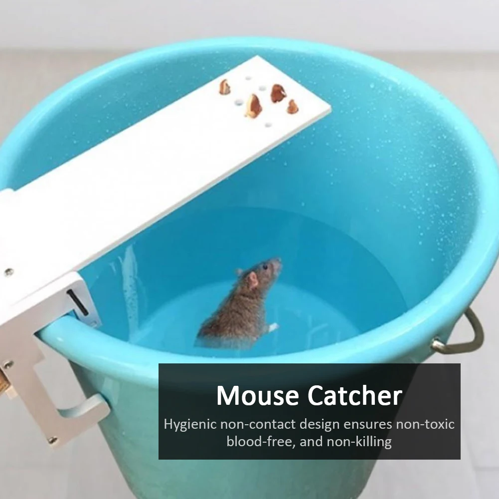 

Seesaw Mouse Catchers Rodent Bait Killer Mouse Household Pest Mice Control Traps for Household Bedroom Protection