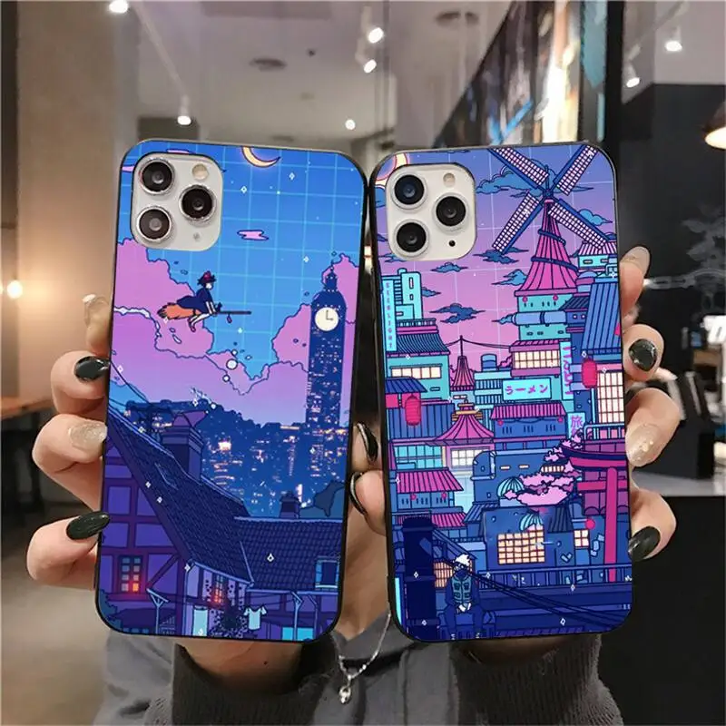 

Cyberpunke Konoha Shell Phone Case for iphone 12 pro max 11 pro XS MAX 8 7 6 6S Plus X 5S SE 2020 XR case