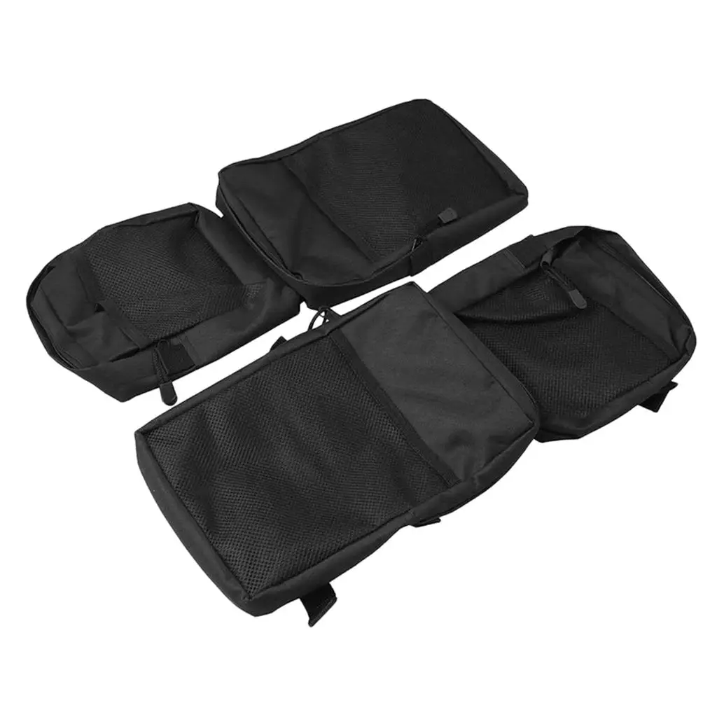 

1 Pair ATV Fender Bags Universal Motorcycle ATV Tank Saddlebags Rear Storage Tool Bags Compatible with ATV Hunting Black