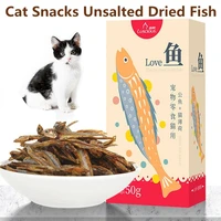 pet food cat snacks unsalted dried fish freshwater fish dried molar teeth meat supplement nutritional snacks kitten adult cat
