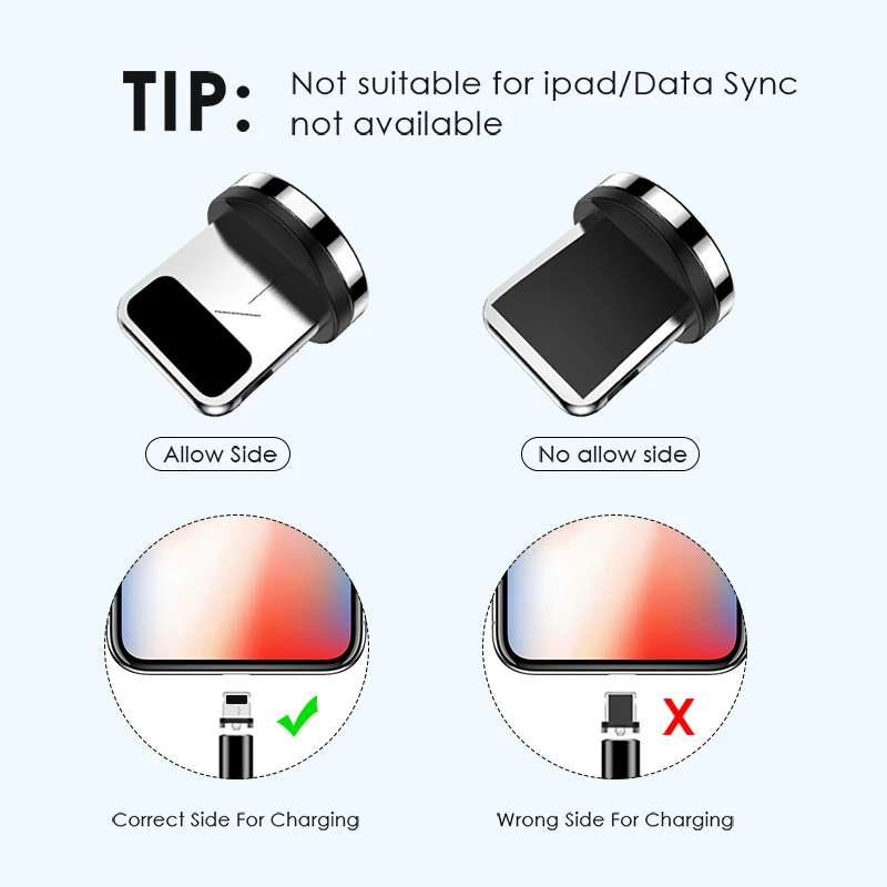 Магнитный кабель Micro USB для iPhone 11X8 Plus iPad быстрое зарядное устройство type-c Samsung Xiaomi