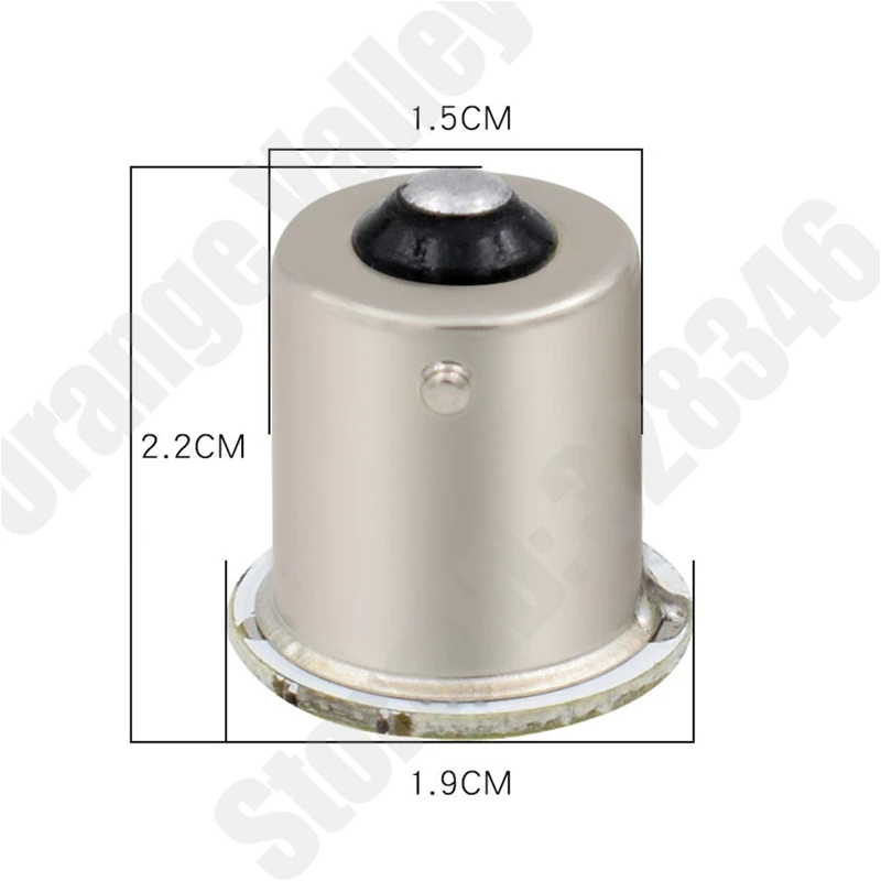 10 шт. 1157 Bay15d Автомобильный светодиодный светильник с P21/5W 22 3014 SMD авто тормоз лампы