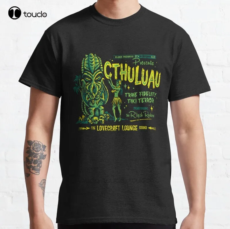 

New Cthuluau Classic T-Shirt Cotton Men Tee Shirt black button up shirt women Custom aldult Teen unisex fashion funny new