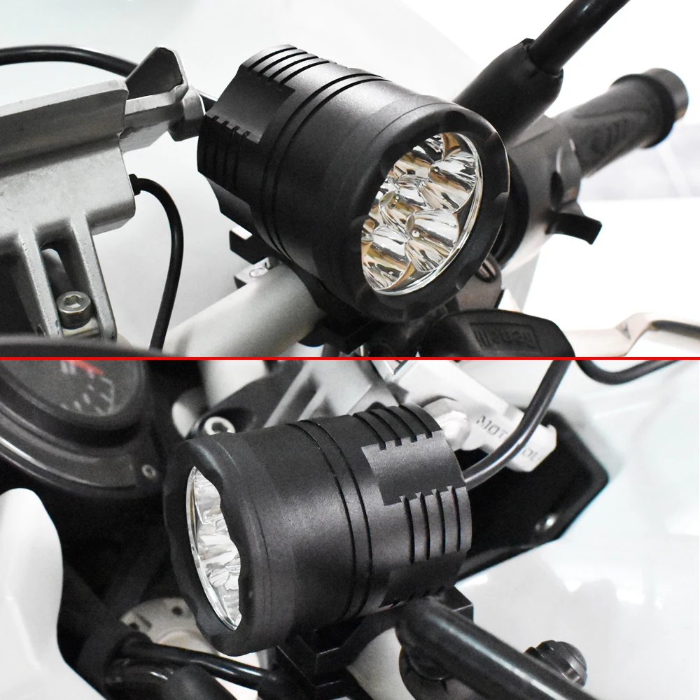 

For Honda Nc700 Nc750X Nc750D Cb1300 Cb400 Cbr650 Cb500X Crf1000 Motorcycle LED Light Auxiliary Headlight Driving DRL Fog Lamp