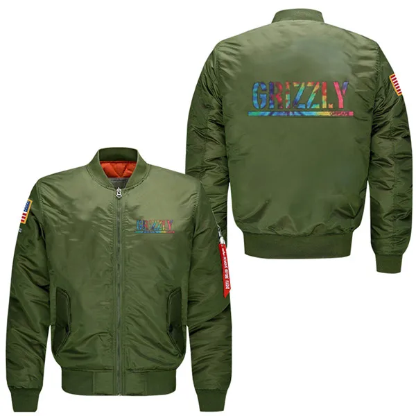 Мужская летная куртка Grizzly militeray на весну и осень Новинка Лидер продаж