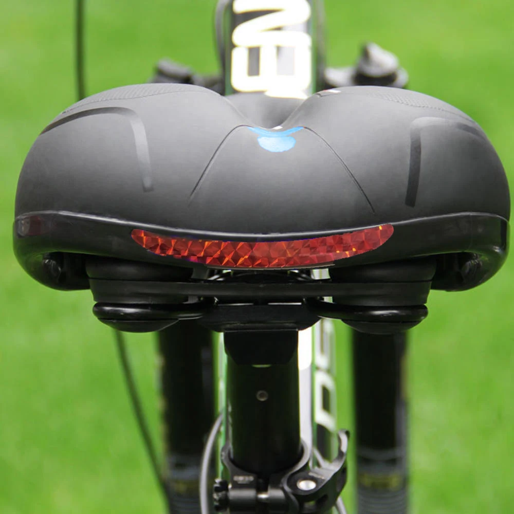 

Soft Bike Seat Bicycle Saddle Gel Silicone Seat Cushion Cycling Saddle for Bicycle Bike Accessories with Reflective Design