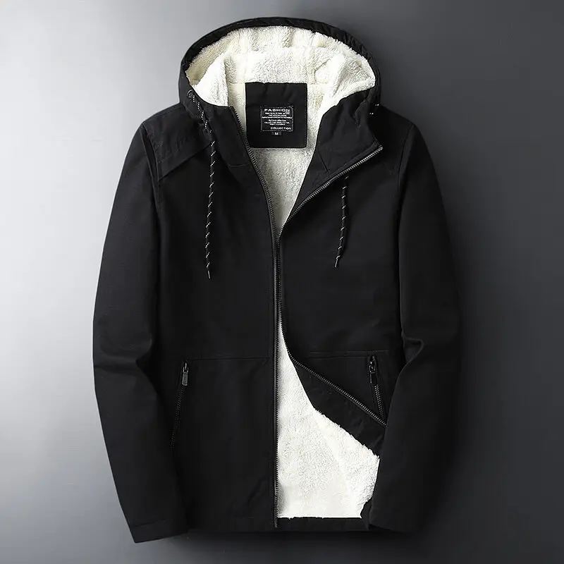 Мужское зимнее пальто для подростков серые мужские бархатные куртки зимние