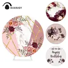 Allenjoy Свадебные цветы одежда круглая задняя крышка для фотосъемки День Рождения вечерние фотостудия круглый фон