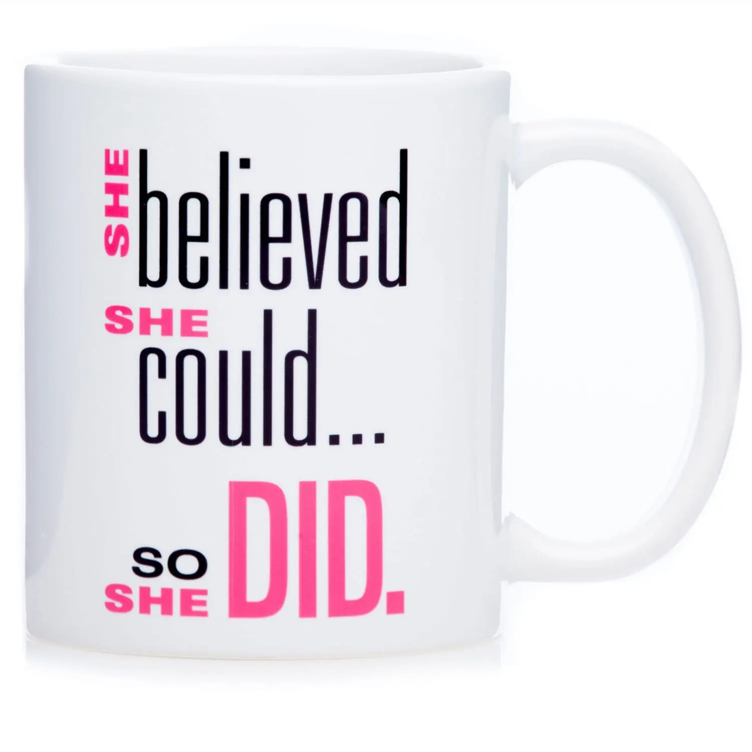 Забавная кружка она верила что сможет сделать 11 унций керамические кофейные