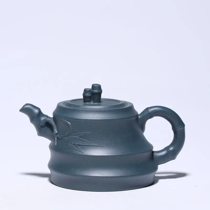 

Famous Full Manual Competitive Products Be Promoted Step By Step Yixing Raw Ore Azure Mud Dark-red Enameled Pottery Teapot