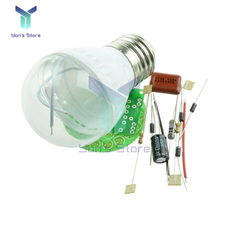 

M126 1 Set Energy-Saving Light 38 LEDs Lamps DIY Kits Electronic Suite
