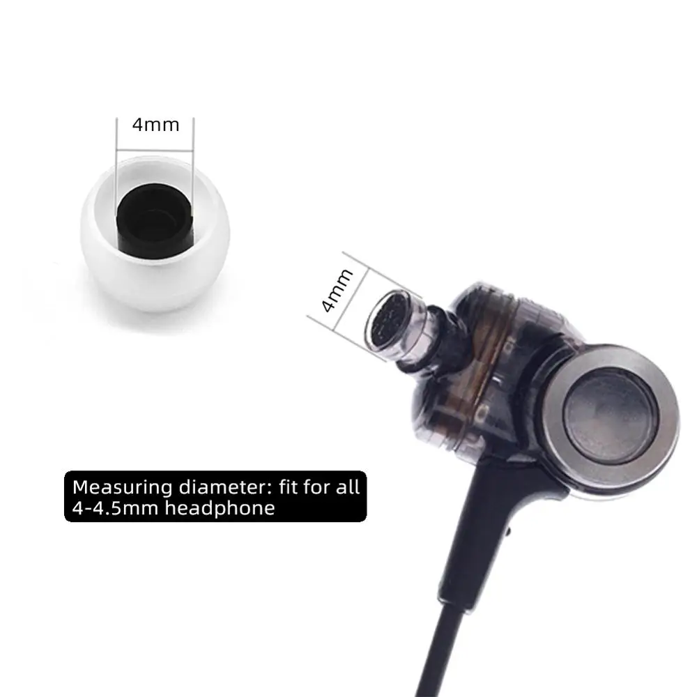 KQTFT Замена силиконовая затычка для ушей SONY WI H700 C600N C400 SP500 SP600N In ear Наушники
