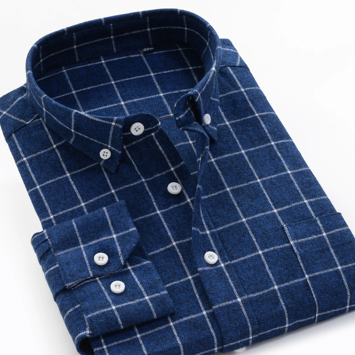 Plus Zise 7XL 8XL 9XL 10XL Men Casual Plaid Shirt 2020 New 100% Cotton Long Sleeve Business Loose Shirts Male Brand Clothing | Мужская