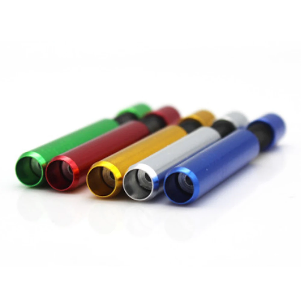 1 шт. металлическая трубка для курения 82 мм длина инструмент дыма с пружинной