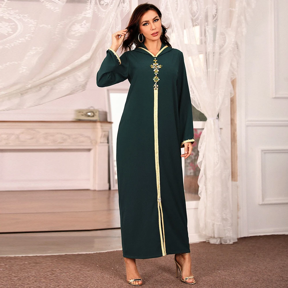 Abaya Дубай турецкий мусульманский модный тюрбан платье мусульманская одежда африканская длинная юбка женский халат женские платья