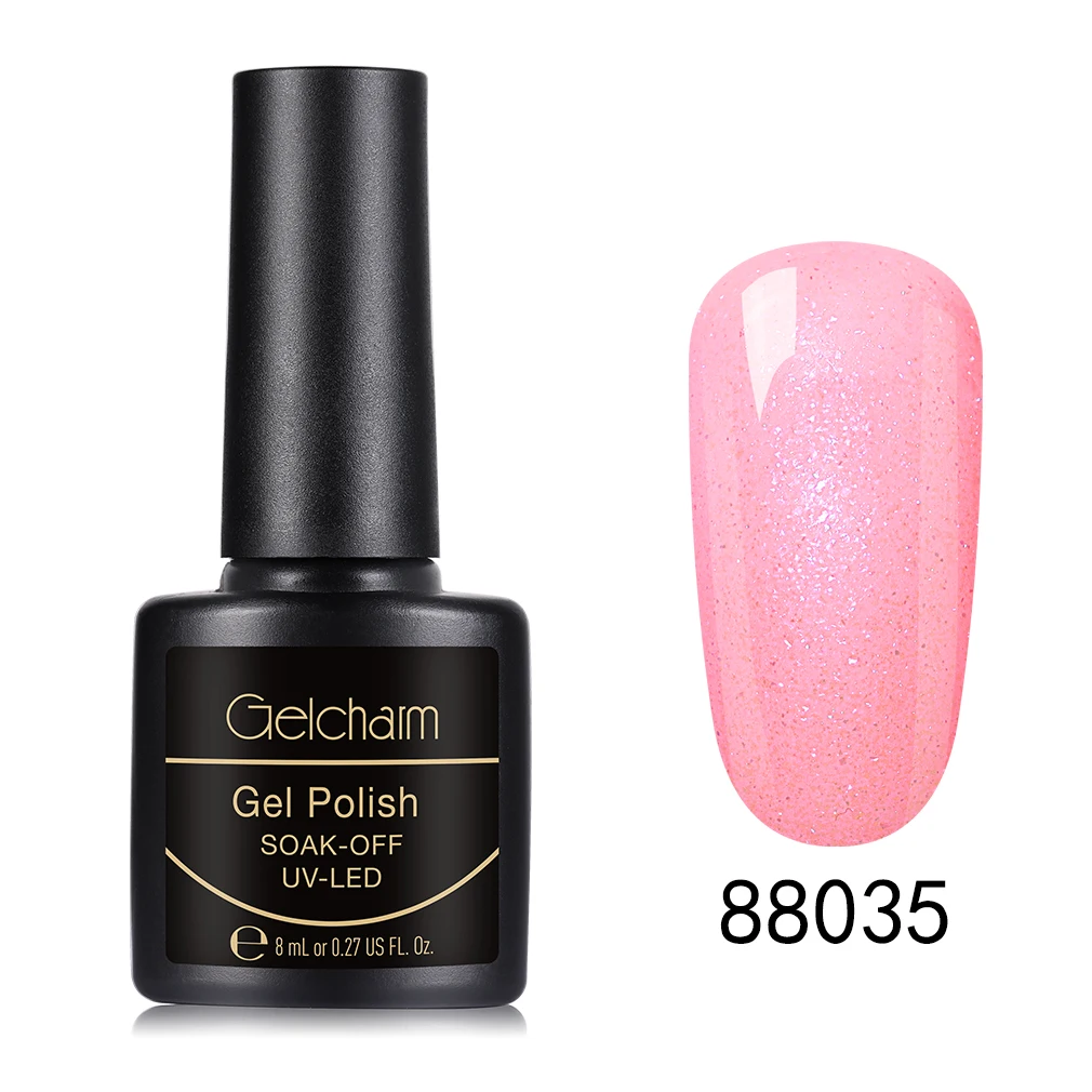 88035 Gelcharm 8 мл сменная серия Гель-лак для ногтей УФ светодиодный отмачиваемый лак для ногтей Блеск для ногтей салон маникюрный лак - Цвет: 88035